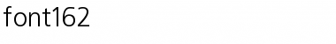 Download font162 Regular Font Title Preview