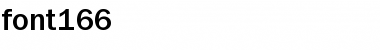 Download font166 Regular Font Title Preview