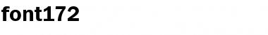 Download font172 Bold Font Title Preview