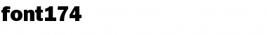 Download font174 Regular Font Title Preview