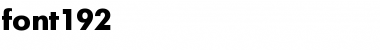 Download font192 Bold Font Title Preview