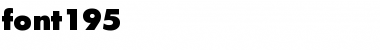 Download font195 Regular Font Title Preview