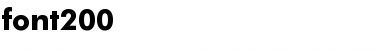 Download font200 Bold Font Title Preview