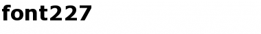 Download font227 Bold Font Title Preview