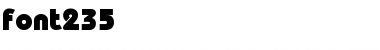 Download font235 Normal Font Title Preview