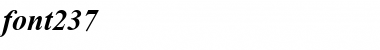 Download font237 Bold Italic Font Title Preview