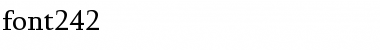 Download font242 Regular Font Title Preview