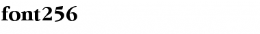 Download font256 Bold Font Title Preview