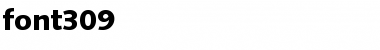 Download font309 Regular Font Title Preview