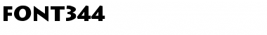 Download font344 Bold Font Title Preview