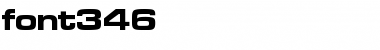 Download font346 Regular Font Title Preview