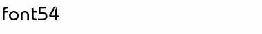 Download font54 Regular Font Title Preview