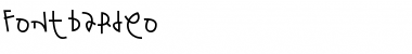 Download Fontbardeo Regular Font Title Preview