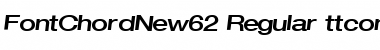 Download FontChordNew62 Regular Font Title Preview
