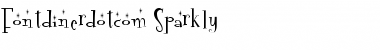 Download Fontdinerdotcom Sparkly Regular Font Title Preview