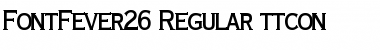 Download FontFever26 Regular Font Title Preview