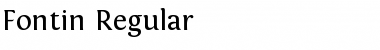 Download Fontin Regular Font Title Preview