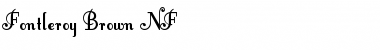 Download Fontleroy Brown NF Regular Font Title Preview