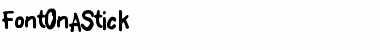 Download FontOnAStick Regular Font Title Preview