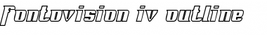 Download Fontovision IV outline Font Title Preview