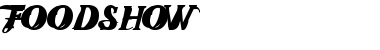 Download FOODSHOW Regular Font Title Preview