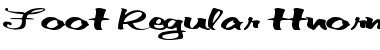 Download Foot Regular Font Title Preview