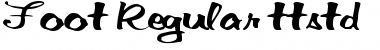 Download Foot Regular Font Title Preview