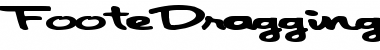 Download FooteDragging911 Bold Font Title Preview