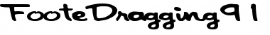 Download FooteDragging911 Regular Font Title Preview
