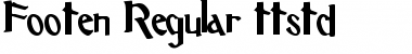 Download Footen Regular Font Title Preview