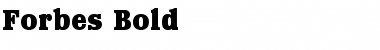 Download Forbes Bold Font Title Preview