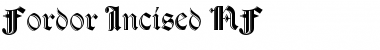 Download Fordor Incised NF Regular Font Title Preview