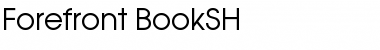 Download Forefront BookSH Font Title Preview