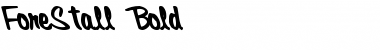 Download ForeStall Bold Font Title Preview