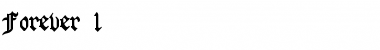 Download Forever 1 Regular Font Title Preview