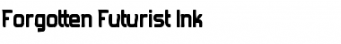 Download Forgotten Futurist Ink Regular Font Title Preview