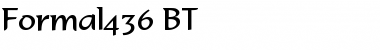 Download Formal436 BT Regular Font Title Preview