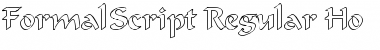 Download FormalScript-Regular Ho Regular Font Title Preview