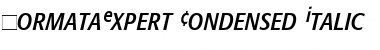Download FormataExpert-Condensed RomanItalic Font Title Preview