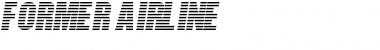 Download Former Airline Regular Font Title Preview