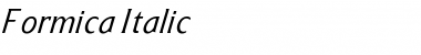 Download Formica Italic Font Title Preview