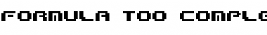 Download Formula too complex .2 Regular Font Title Preview