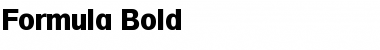 Download Formula-Bold Regular Font Title Preview