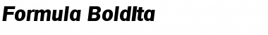 Download Formula-BoldIta Regular Font Title Preview