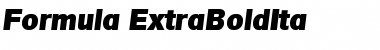 Download Formula-ExtraBoldIta Regular Font Title Preview