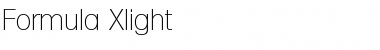 Download Formula-Xlight Regular Font Title Preview
