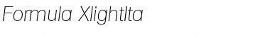 Download Formula-XlightIta Regular Font Title Preview