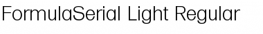 Download FormulaSerial-Light Regular Font Title Preview