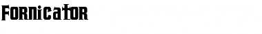 Download Fornicator Medium Font Title Preview