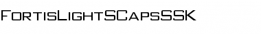 Download FortisLightSCapsSSK Regular Font Title Preview